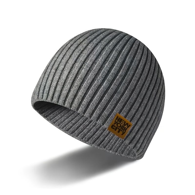 TEMU 1pc Pits Strip City Letter Cloth Label Short Unisex Outdoor Casual Outfit Solid Brimless Hat
