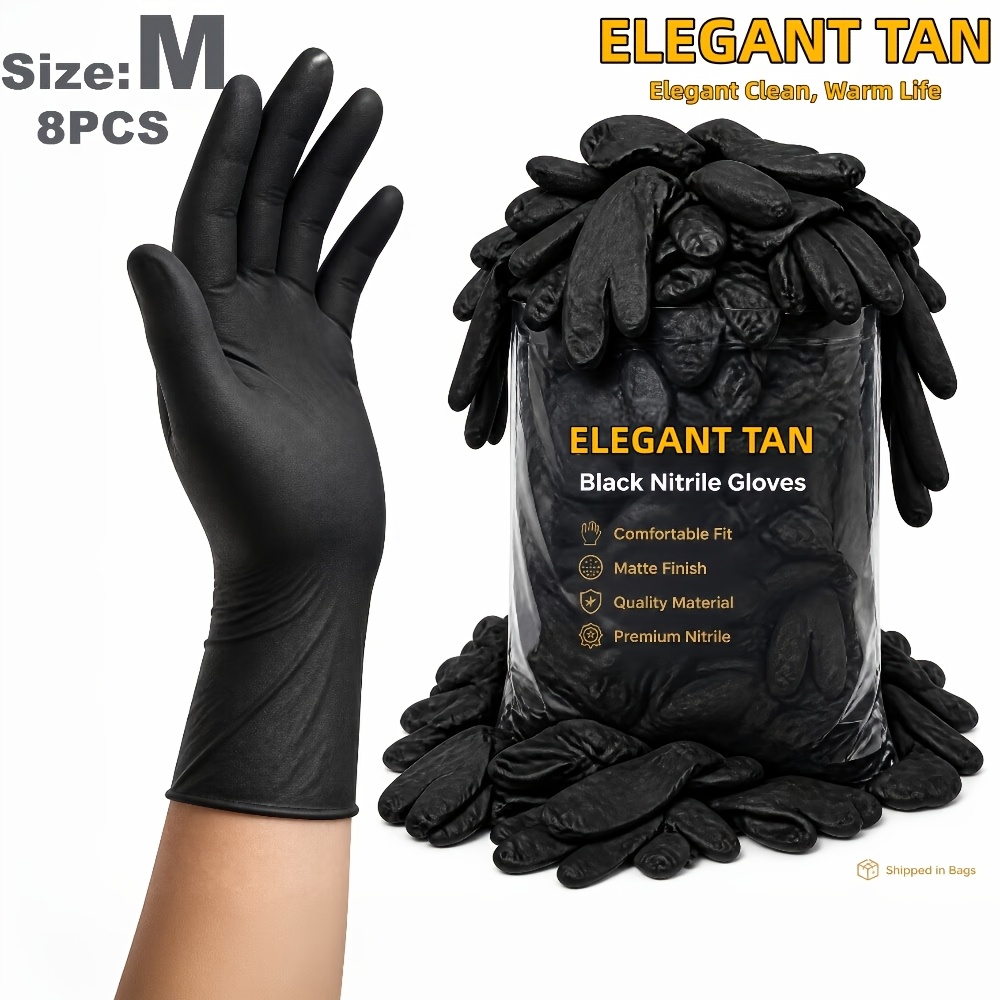 TEMU Elegant Tan , Premium Textured Grip, Elastic And Breathable, Matte End, , Suitable For , Crafting, Painting, Daily Tasks, High-quality Material,