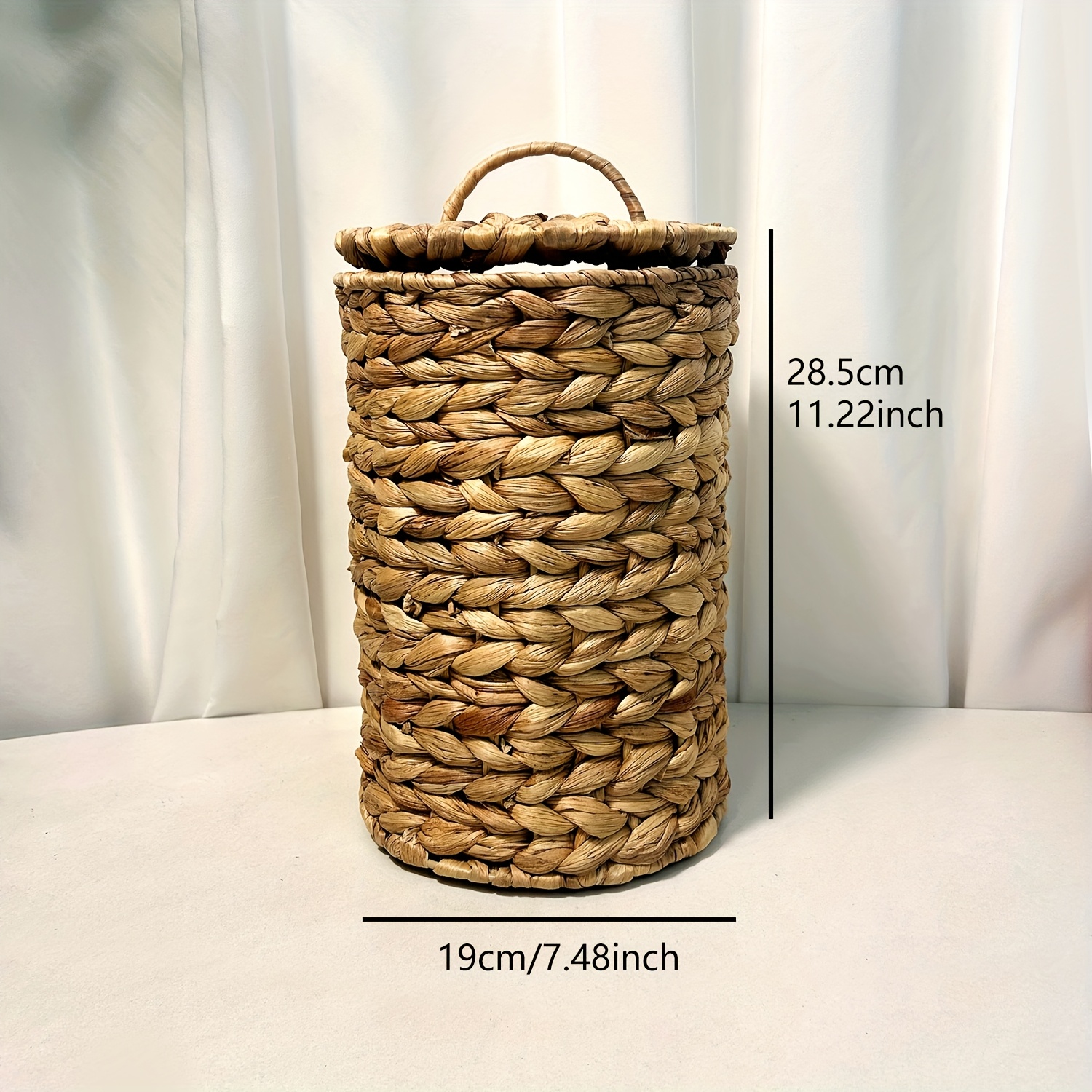 Bohemian Style Lid Trash Can