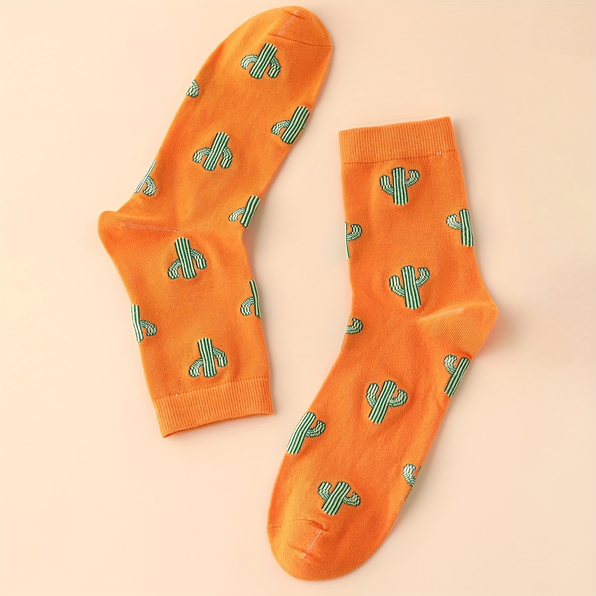 herren socken kaktus muster kontrastfarbe calf socken - Temu Germany