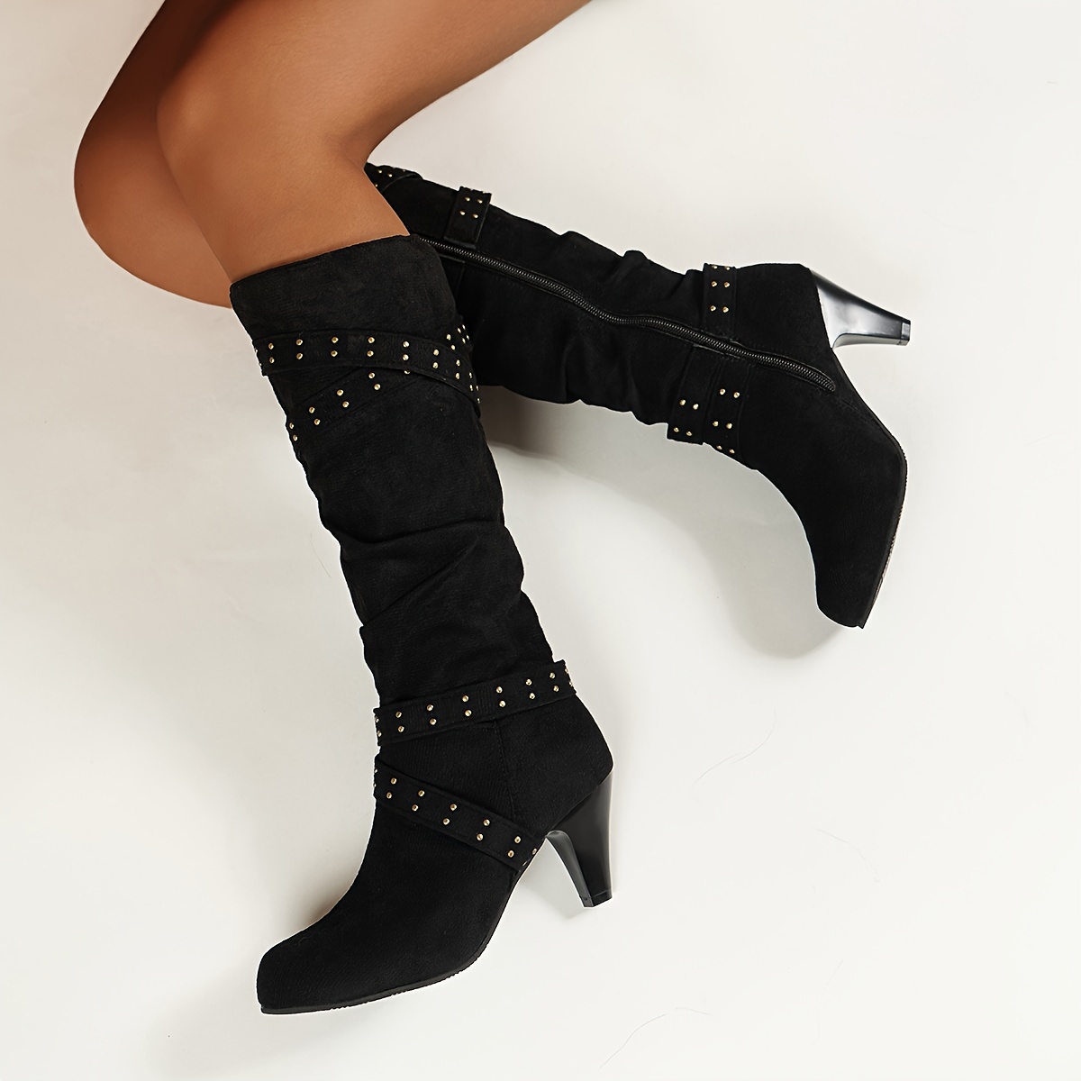 Pvc stiletto boots shop