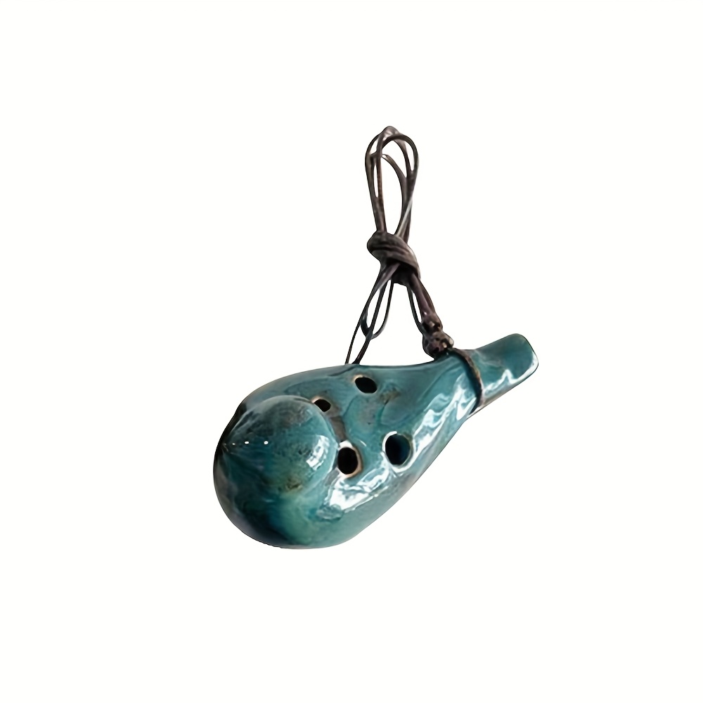 6 hole ceramic ocarina a bird suitable beginners a - Temu