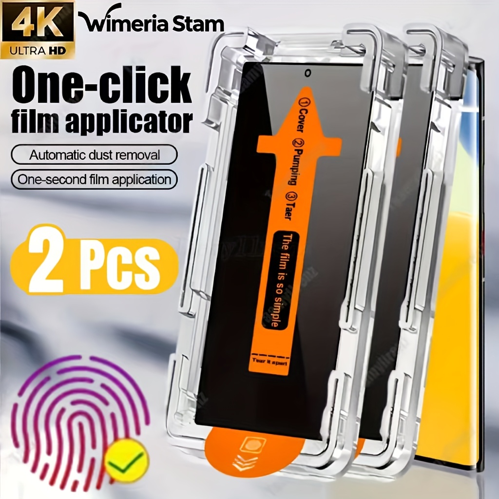 E-shop 2 Stück High-Definition Support Fingerabdruck-Entsperrung Displayschutzfolie Geeignet für Samsung Geeignet für Galaxy S21 S22 S23 S24 S25 Ultra