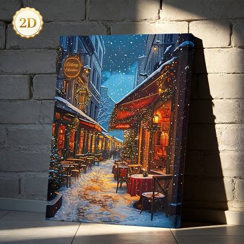 item picture 2d flat posters and prints 2d flat canvas print 1 size unframed print for home decor christmas decor holiday decor best friend gifts canvas print wall art modern art christmas