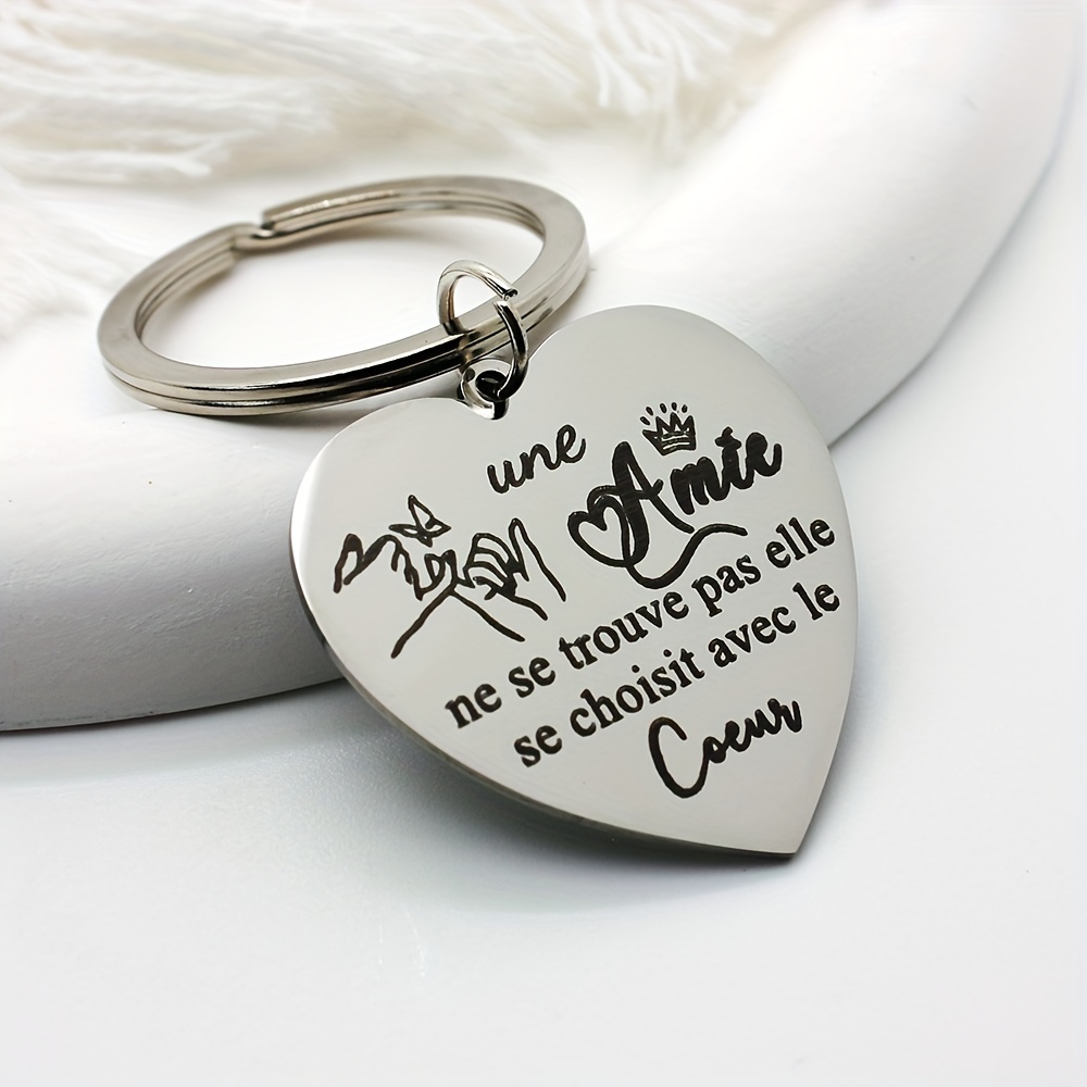 

Stainless Steel Keychain - Perfect Gift For Birthdays & Graduations, Silvery