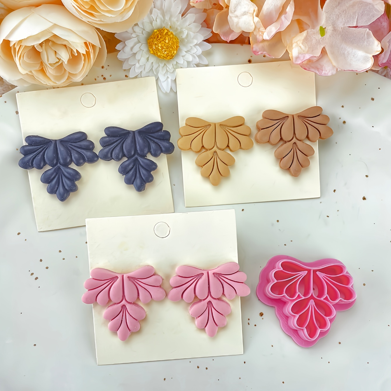 

1pc Polymer Clay Embossing Clay For Earrings Jewelry Making