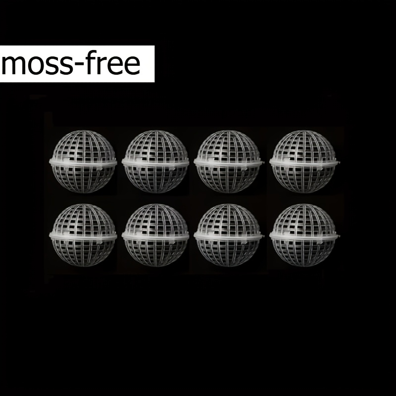 Image of 8pcs Floating Moss Ball For Aquarium - Suspended Moss Growth Balls Suitable For Fish Tank Plants, Shrimp Shelter & Aquascaping Decor, Fish Tank Accessories (freshwater/saltwater)