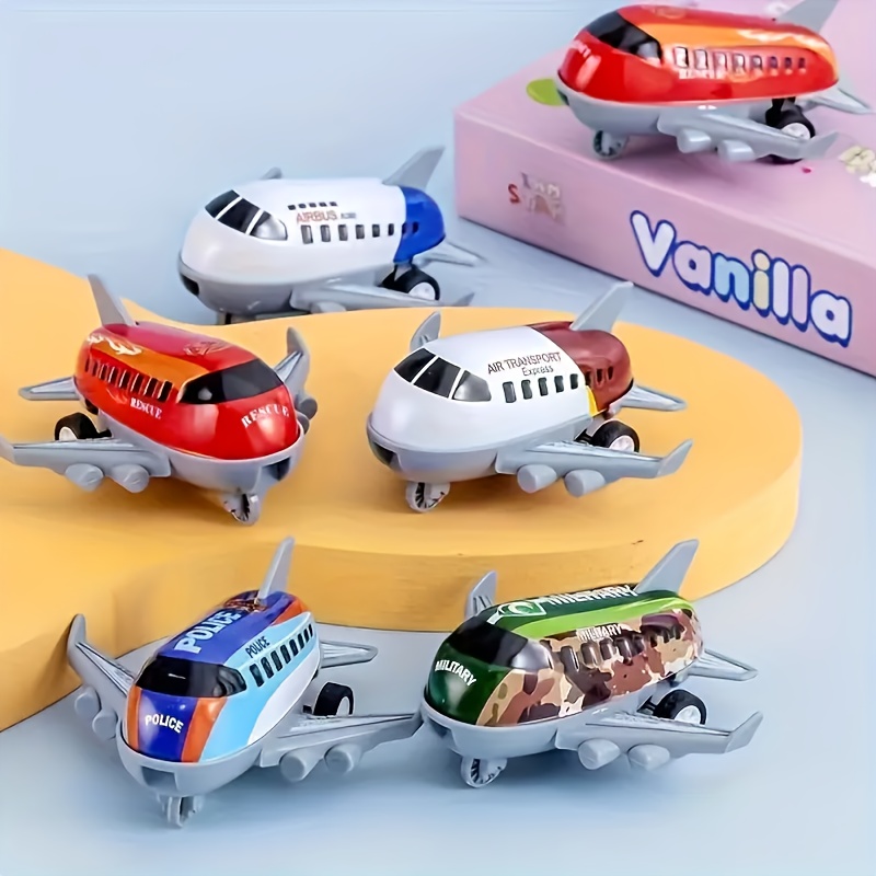 Plastic Airplane Set Inertia Drive - Perfect Party Favors