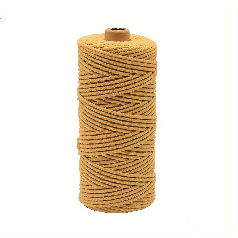 X 109yards Yellowish Brown Macrame Cord Colored Macrame - Temu Canada