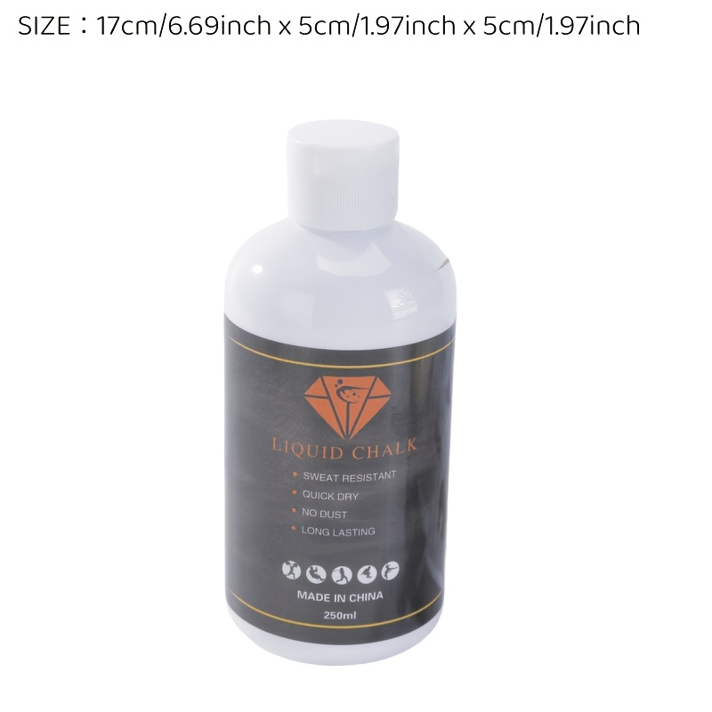 1pc 250ml Powergrip Liquid Chalk - Sweat-proof, No-mess Grip Enhancer For Weightlifting, Rock Climbing & Gymnastics