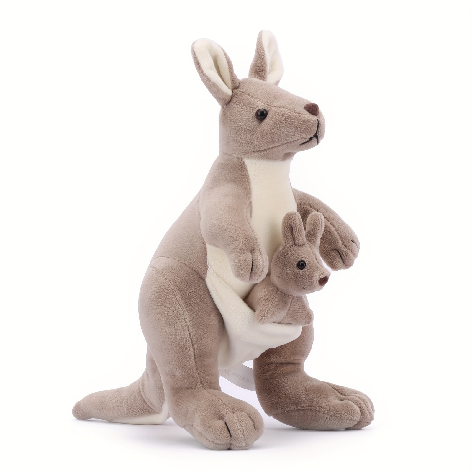 

Cuddly Kangaroo & Baby Plush Toy Set - Soft Stuffed Animal Pair, Perfect For Birthday & Holiday Gifts, Ideal For Kids 0-3 Years Stuffed Animals For Babies Kangaroo Stuffed Animal