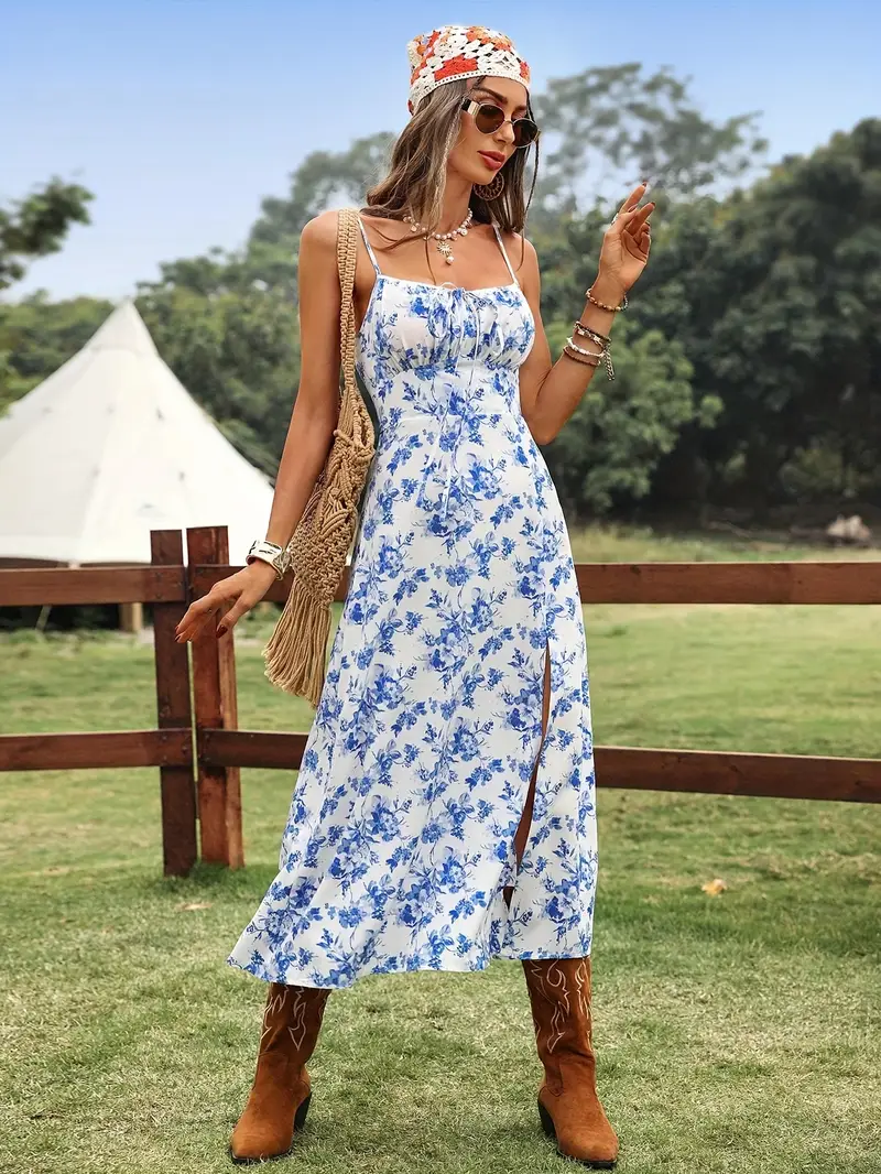 country concert maxi dress What Screams Country Concert More Than Gingham?! Our Taylor Gingham Maxi Dress is the perfect Morgan Wallen dress! Accessorize with your hat, boots, and gold jewelry! Madeline is wearing a size