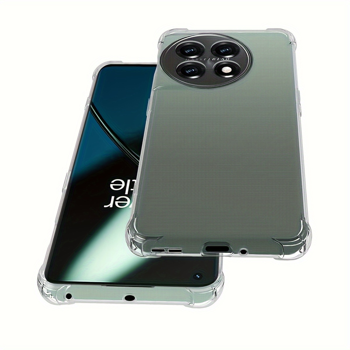 Para Xiaomi Mi 11 Lite/Mi 11 Lite 5G Case Slim Absorción de Choques  Transparente TPU Soft Edge Bumper con esquinas reforzadas Cubierta  protectora de