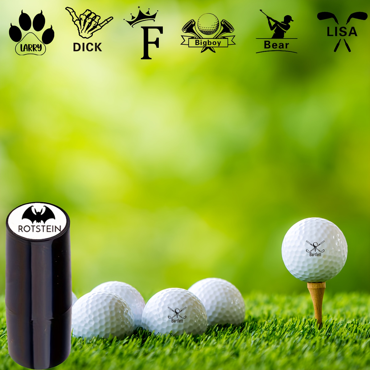 

Customize Your Own Golf Stamp Exclusively For Golf Enthusiasts - Personalized Golf Stamp Becomes Your Unique Symbol On The Course, Adding More Excitement And Memories To Your Golfing Life