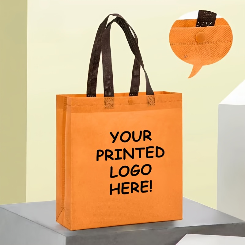 23pcs Customizable Reusable Handbags, Large Capacity Tote Bags