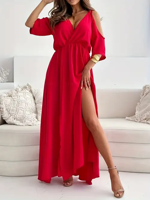 long skinny dresses Elegant Backless Cut Out Skinny Maxi Dress
