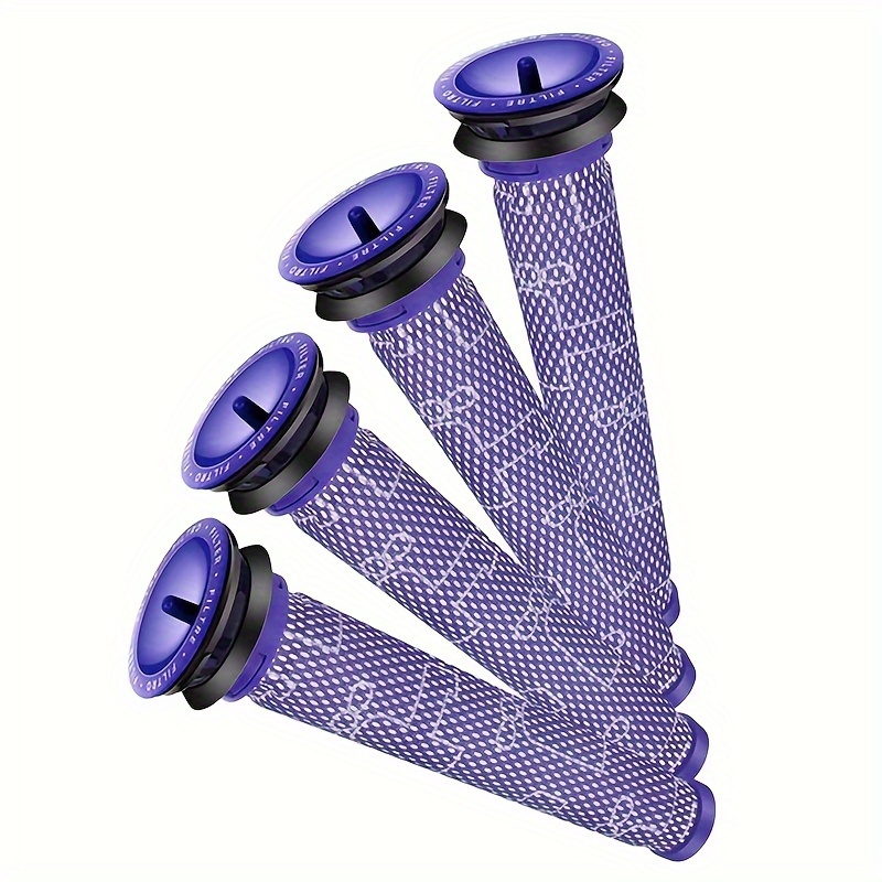 

4pcs Replacement For Dyson V6/v7/v8 & Dc58/dc59 - -efficiency Filtration, Compatible Part #965661-01, , And Long-