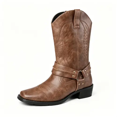 Brown Short Riding Boots brown boots men sold on Temu United States