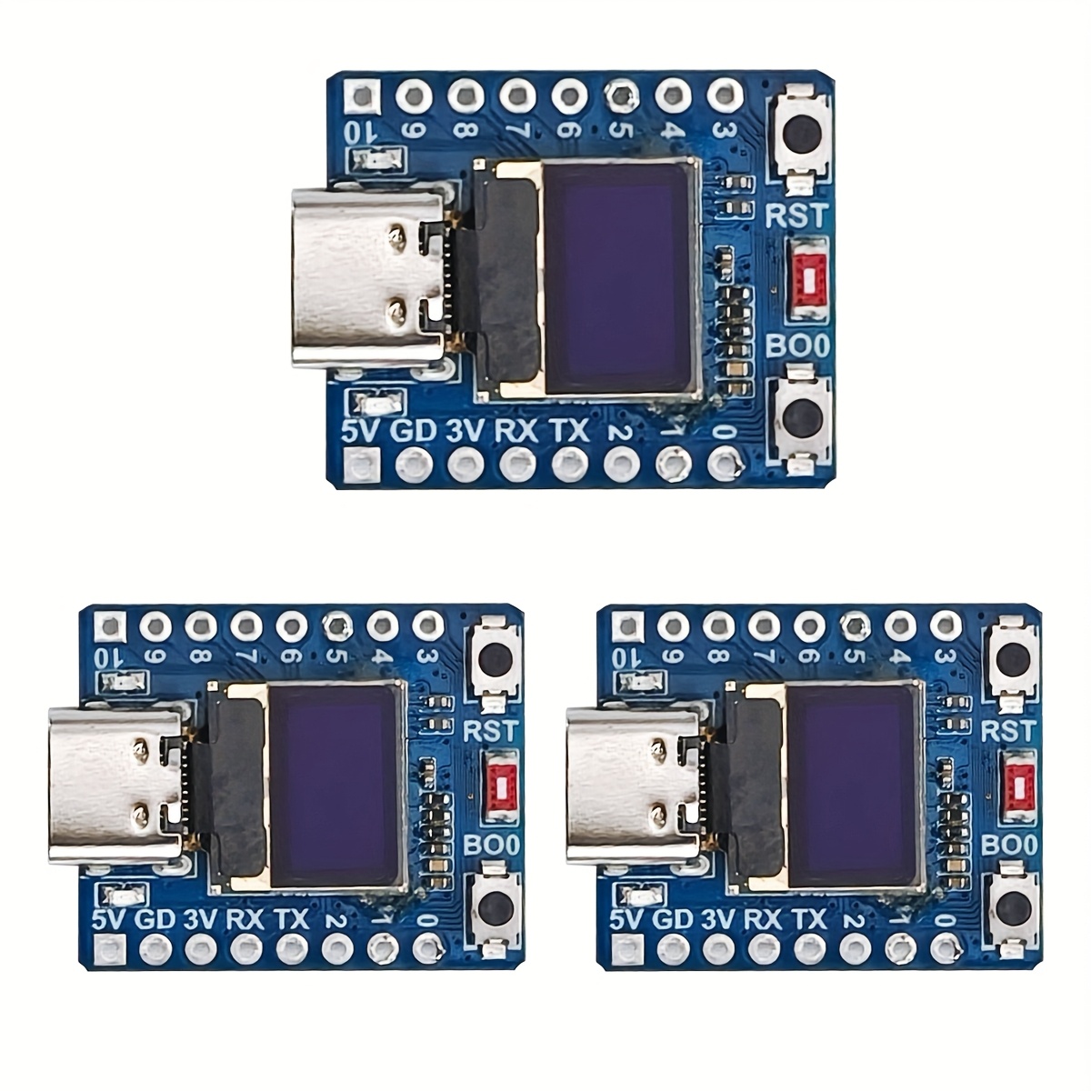 набір з 3 esp32   oled плат для розробки з антеною wifi bt esp32 c3 та 0,42-дюймовим oled модулем Опис товару 3