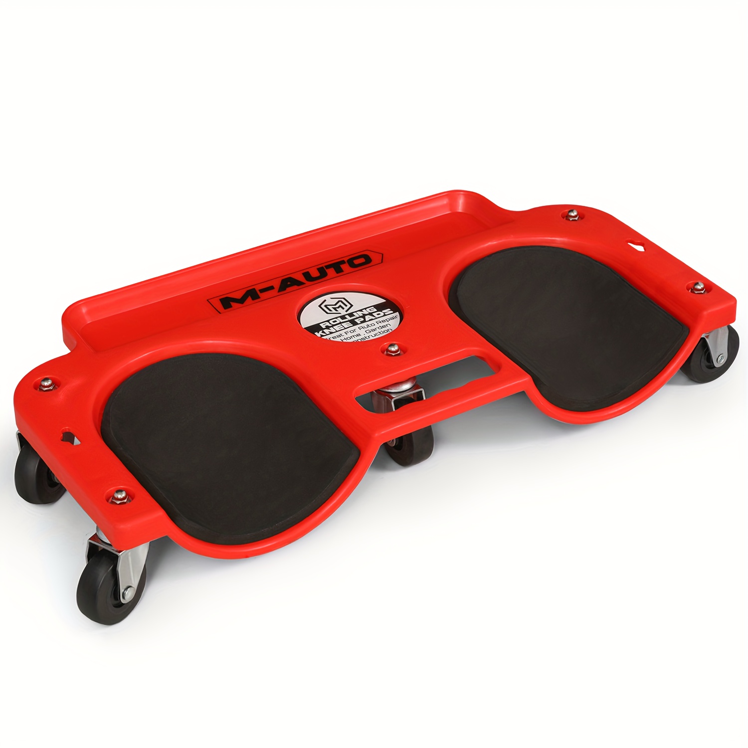 TEMU Rolling Plastic Knee Creeper, Tool Tray Holder Multifunctional Sliding Rolling Knee Pads, 200 Lbs Capacity