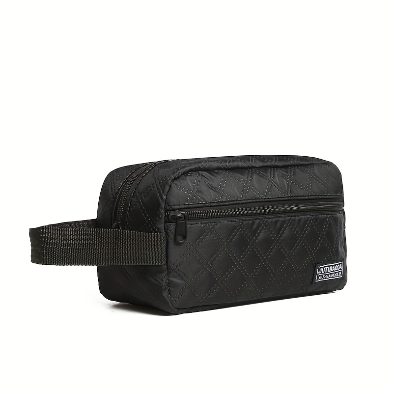 TEMU Toilet Bag - Neutral Color - Compact Bag For Men And Women - Hand-held - Fashionable - Small Size - Portable - Personal Items - Mini Wallet [