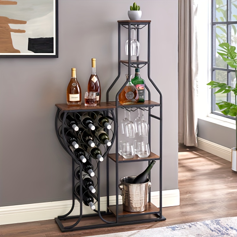 Luxury Red Wine Glass Reversing Rack Hang Goblets In Style - Temu