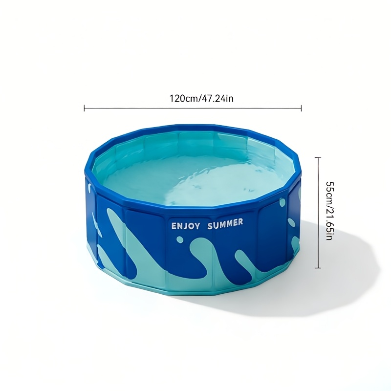 Inflatable-Free PVC Circular Wooden Pool