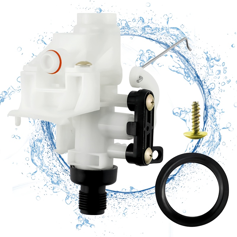 TEMU Rv Toilet Water Valve Kit 31705 31688 31687 31653 - Designed To Resist Freezing And Leaks, Suitable For V Toilets, High And Low Models