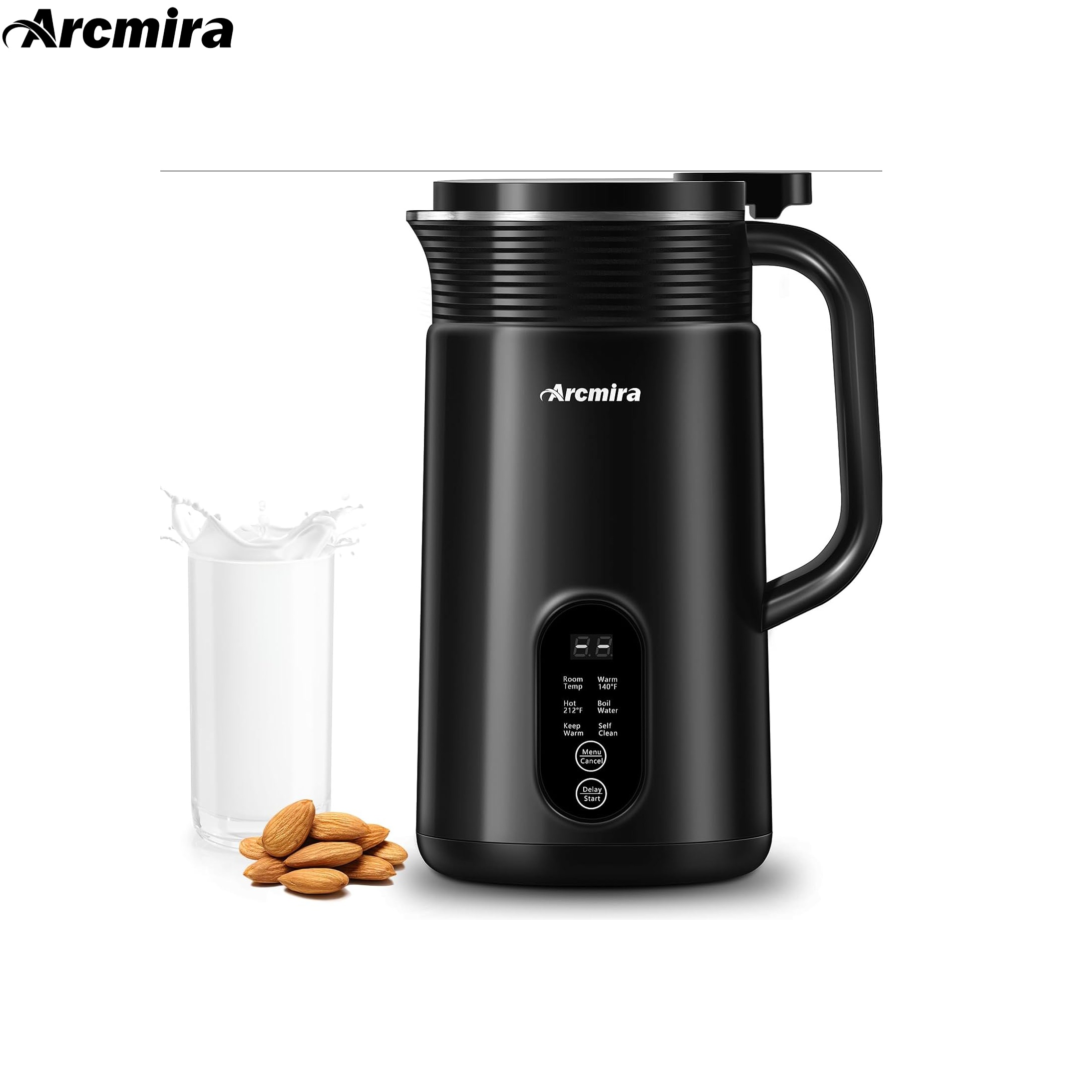 

1pc Arcmira 20oz Nut , - For , , Soy, Dairy-free Beverages, Delay , , , Includes Nut Bag, 20000 Rpm, 110-130v Us