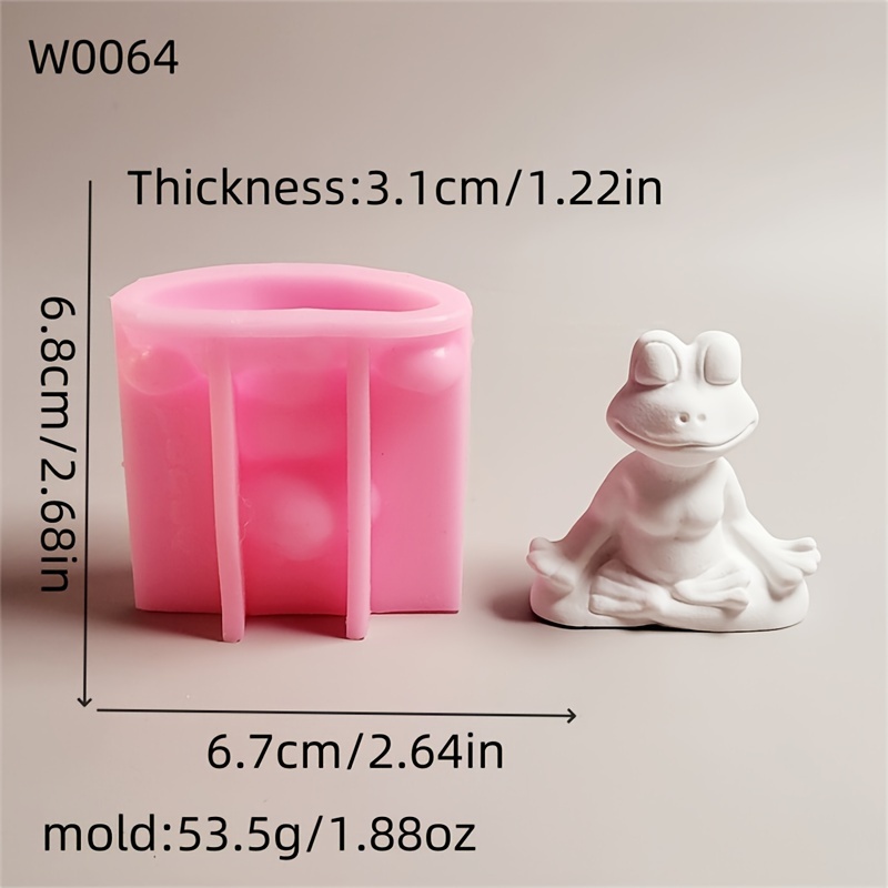 Cross Legged Decorative Silicone Mold Candle Silicone Mold Gypsum Decorative Silicone Mold Silicone Mold Home Decoration Epoxy Resin Mold W0064