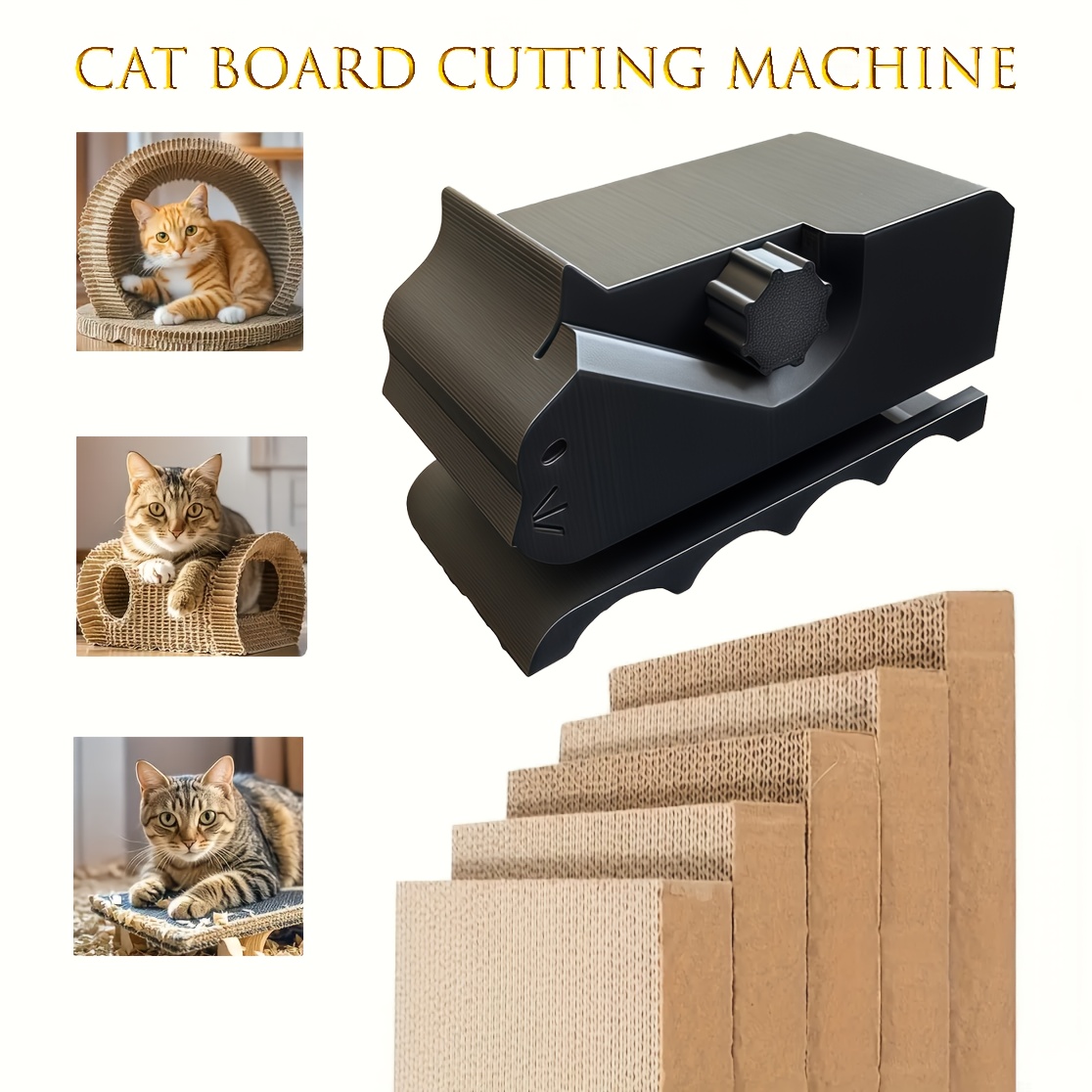multicolor cat scratch board cardboard cutter creative diy Temu