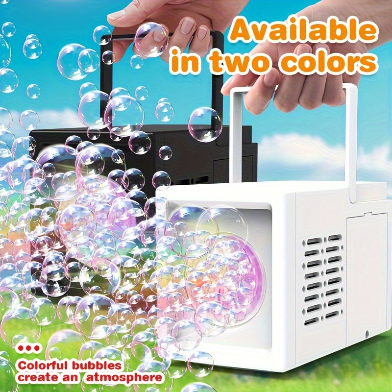 

Mini Portable Bubble Machine Entertainment Outdoor Bubble Blowing Toy [without Bubble Water]