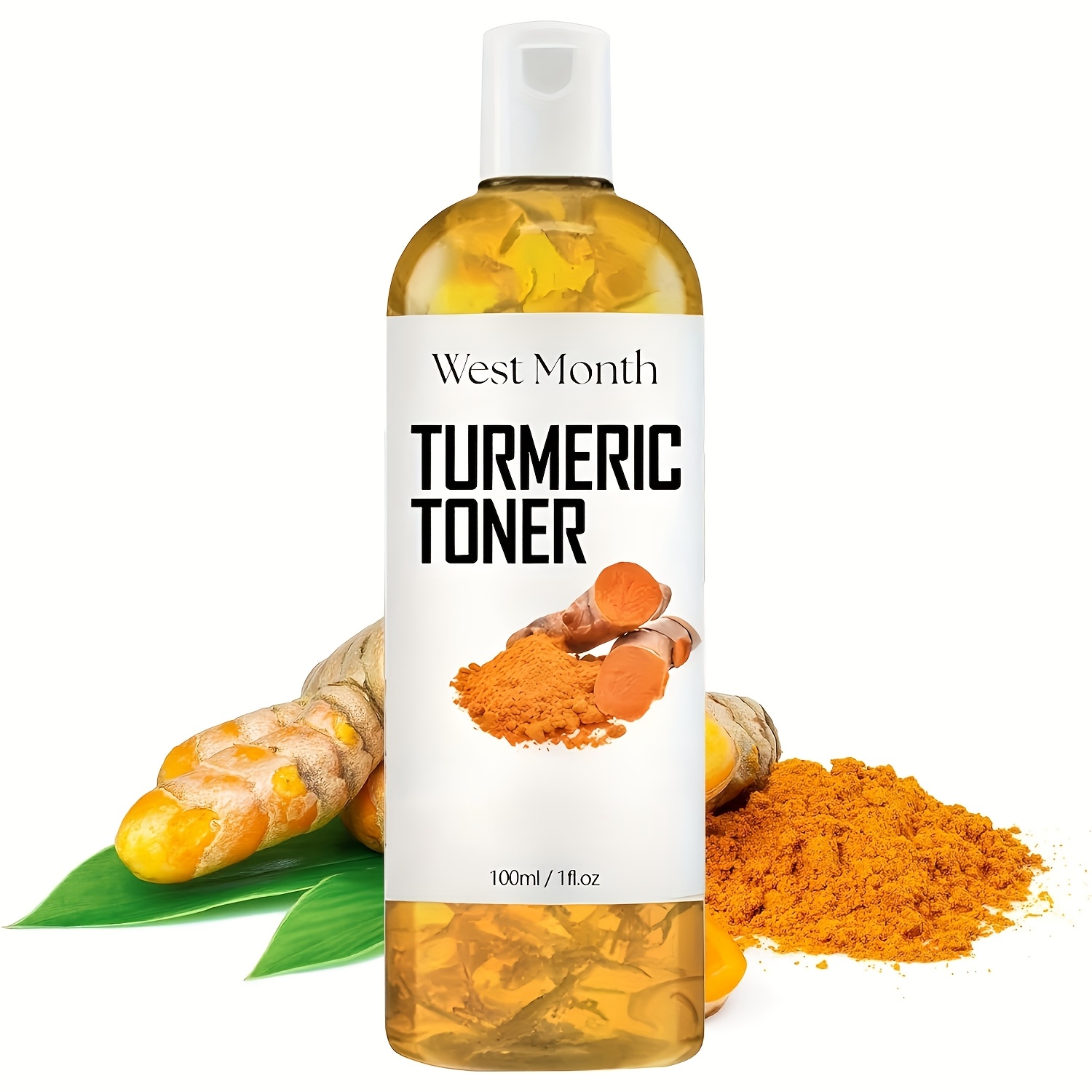 TEMU Turmeric Toner, Moisturizing Hydrating Toner, Collagen And Extract, Facial Skincare 100ml