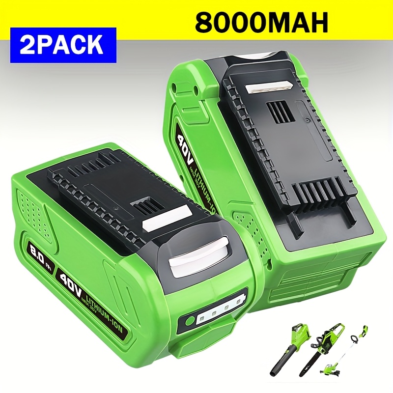 Aldi Akku 40v Ferrex 8000mAh 40Volt Power Li-Ion Akku Für Greenworks G-MAX 29462 29472 29727 22272 Greenworks 24 V Akku
