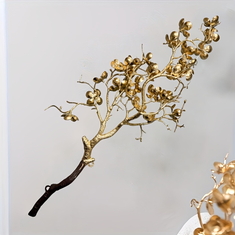 Image of 1 Elegant Branch - Durable Plastic Artificial Bouquet For Crafts, Home And Office Decor | Suitable For Vase Display, Photography Props | , Ladies And