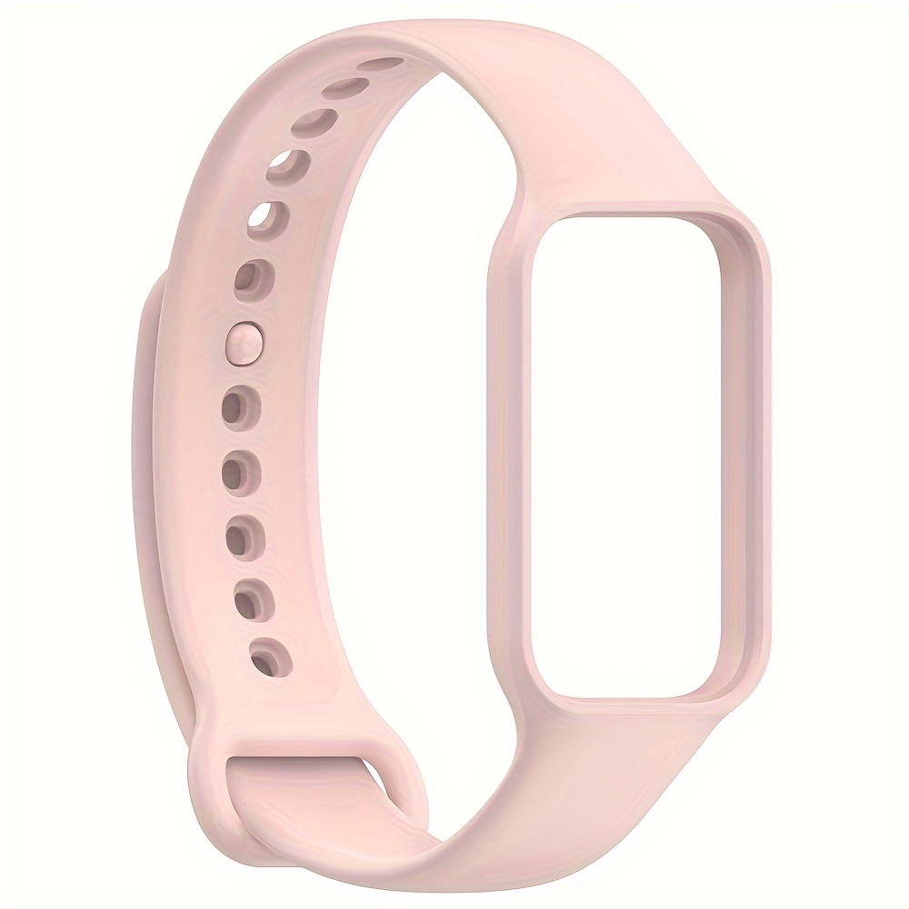 MIJOBS Silikonarmband Für Xiaomi Smart Band 8 Active - Weich, Atmungsaktiv, Mit Metallclasp, Ersatzband
