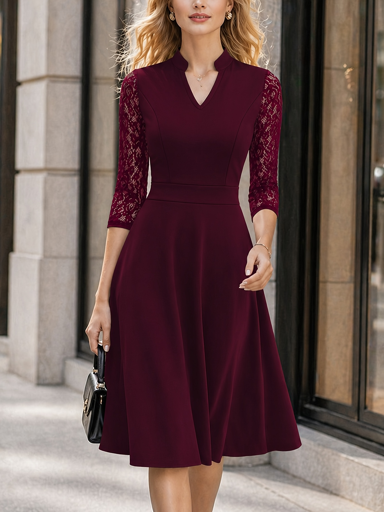 dresses for women and OFEEFAN Black Maxi Work Ladies Summer Midi Sundresses Long Casual Dress V Neck Spring Beach Vacation Outfits Travel Clothes 2026 Trendy Resort Wear A Line Flowy S at Amazon Shiny Lavender A-line V-neck 1pc dress Loose Summer Size:14M SPRING SEASON
