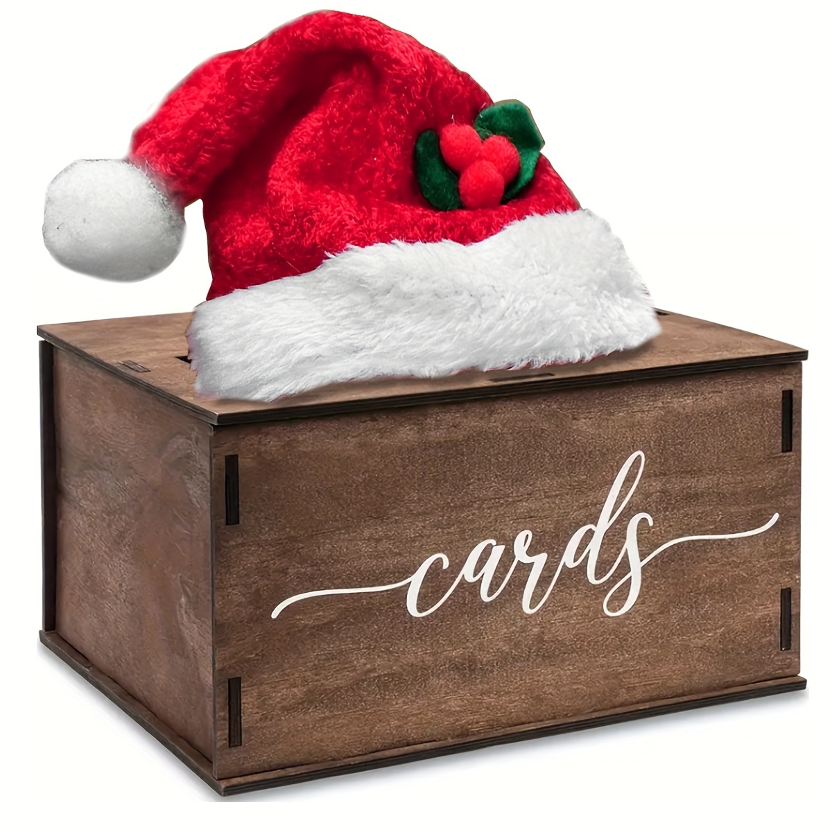 

1pc Wooden Box And Lid For Receiving And , And Bridal , Graduations