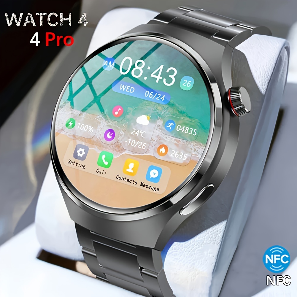 Comprar Zodvboz NFC reloj inteligente hombres reloj 4 Pro AMOLED HD  pantalla ritmo cardíaco Bluetooth llamada IP68 impermeable SmartWatch 2023  nuevo GT4 Pro