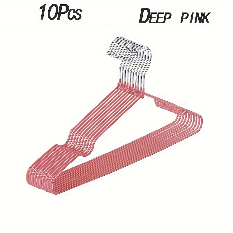 20 pack metal hangers non slip   large capacity space saving   clothes hangers for home use details 1