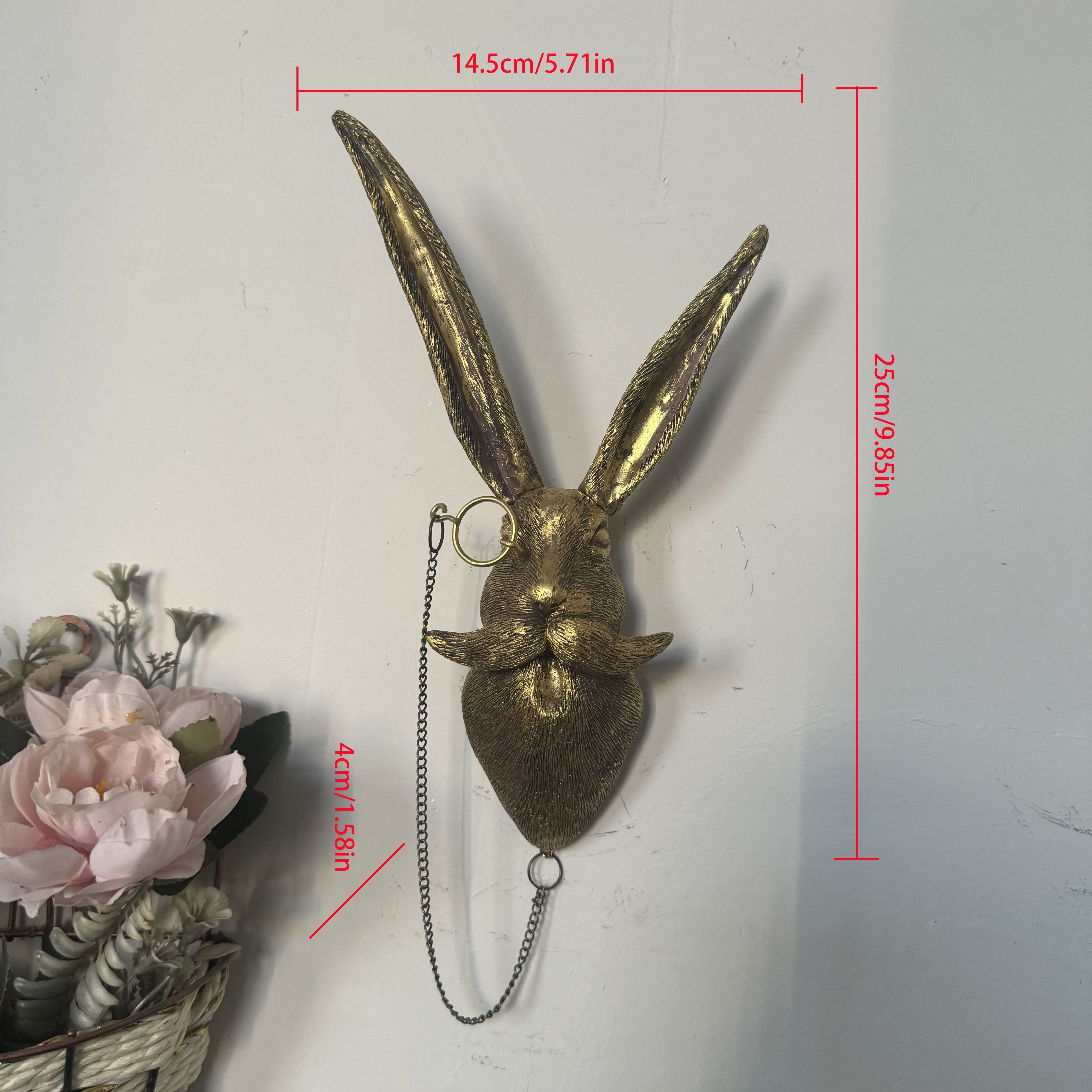 Wall Decoration Rabbit Decoration Wall Hanging Decoration Gift