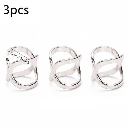 3pcs creative mi wangxing scarf multi purpose cross hollow glossy shawl decorative