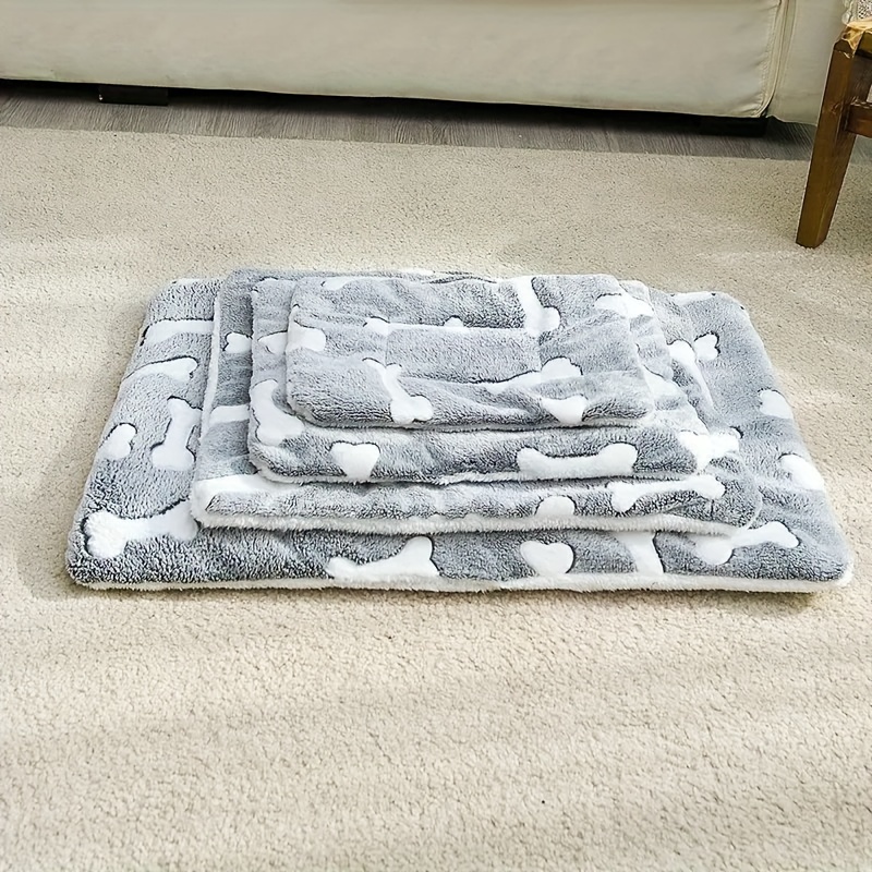 

Cozy Pet Bed For Cats And Small Dogs - Soft Polyester Fiber Mat With Plush Filling, Non-electric Comfort Pad For Kennels And Crates