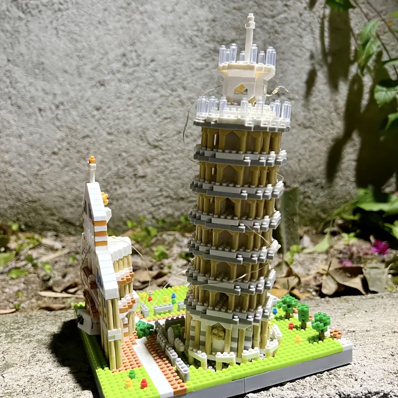 1200pcs Buildings, Tower Of Model, 3d Puzzle Assembly, Christmas Halloween Gift