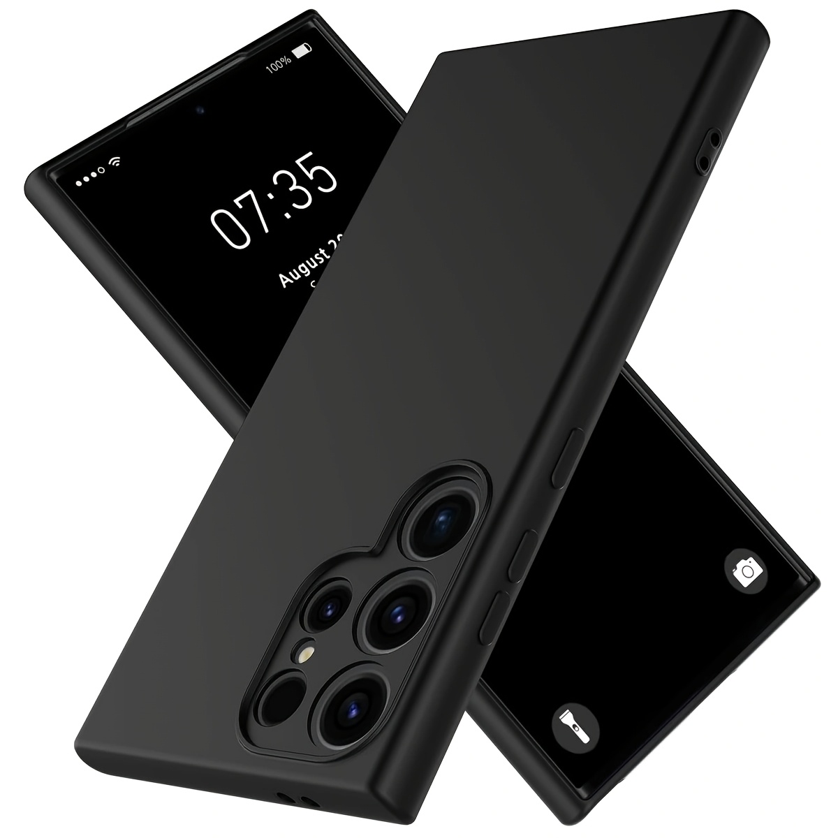 E-shop Handyhülle - Hochwertige flüssige Handyhülle für Samsung Galaxy S26, S26 Ultra und S26 Plus, mit weichem Mikrofaser-Innenfutter