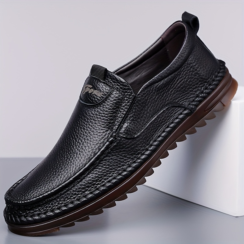 Men'S Summer Business Casual Shoes with Soft Soles, Soft Oxford Shoes, Comfortable Slip-On Walking Shoes for Outdoor Use.