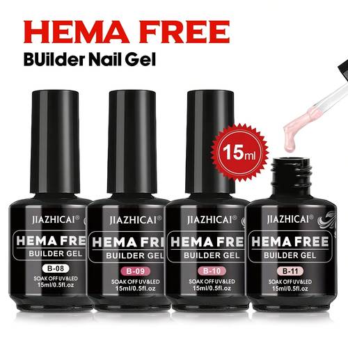 free builder gel 15ml/1 no wipe extensie gel, niet-giftig niet-irriterend nude rood nagellak voor salon gel manicure en diy nagelkunst thuis voor beginners