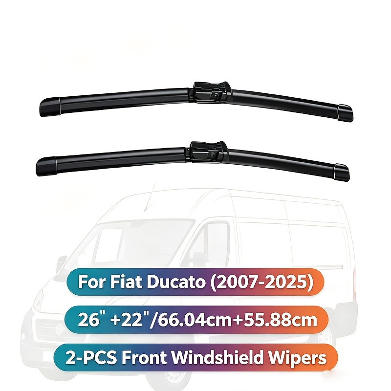 TEMU 26" x 22" Windschutzscheibenwischer für 2007-2025, 66,04 cm x 55,88 cm Ganzjahres-Wischblätter, OEM-Qualität, einfach zu installieren, leise, ,