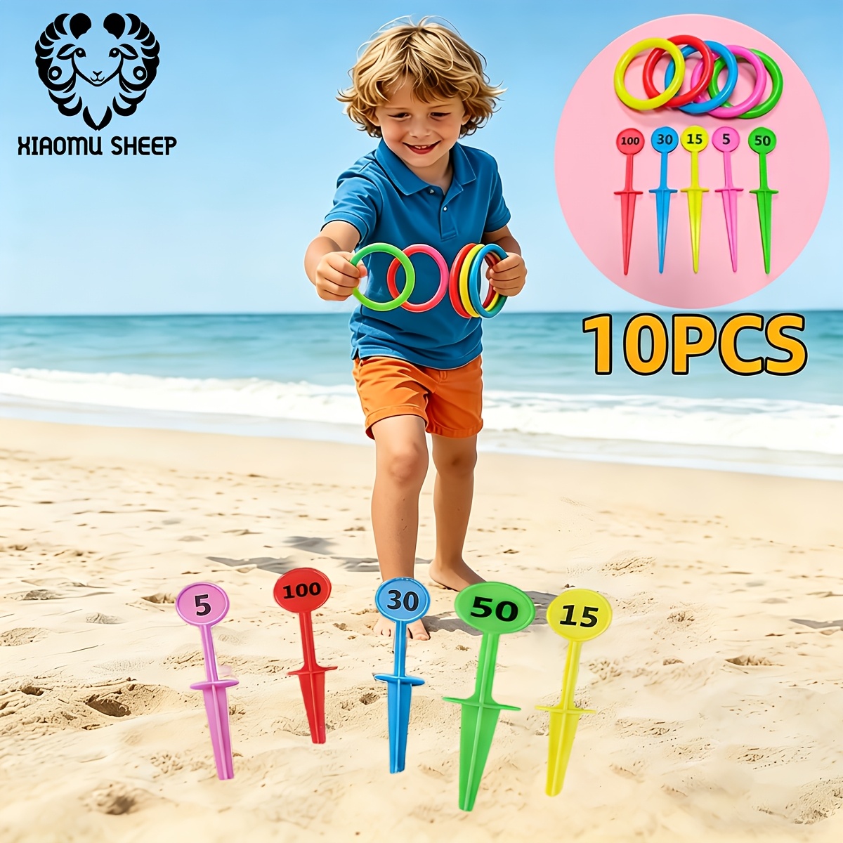 10pcs/20pcs Beach And Toy, Outdoor Entertainment Picnic Party Game Prop, Holiday Party Toy