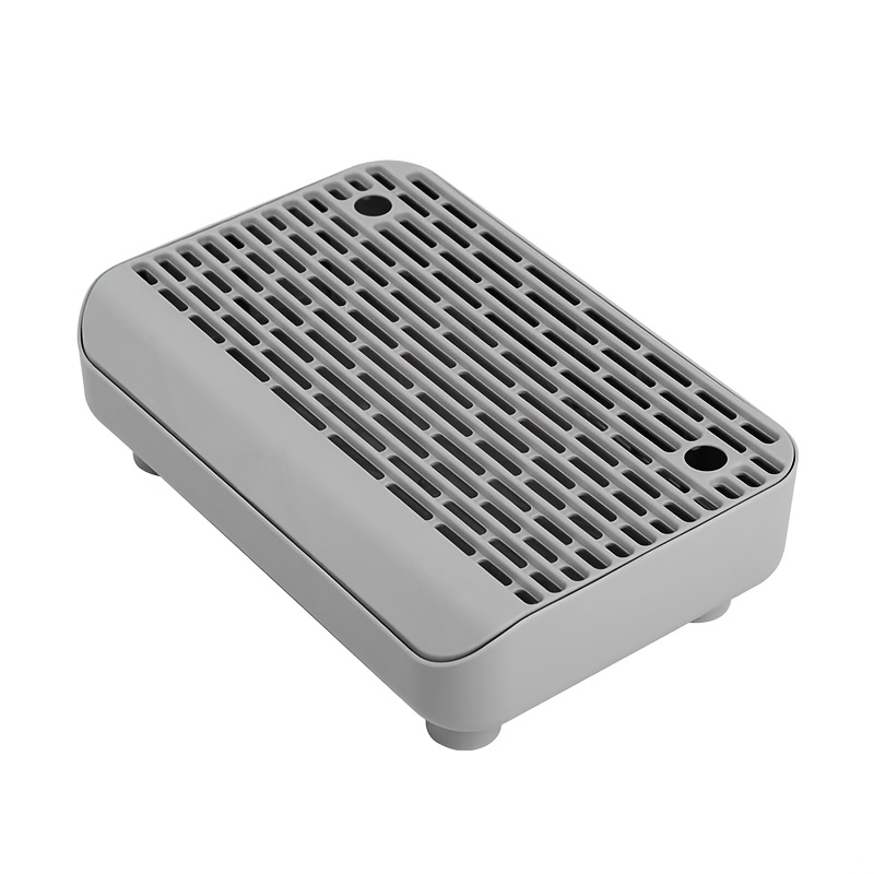 TEMU New Litter Box Tread Sifting Box Anti-cat Litter Dual-layer Sifting Box Cat Toilet Sifting Tread